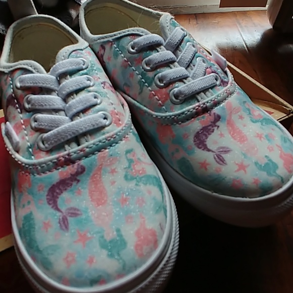 mermaid glitter vans